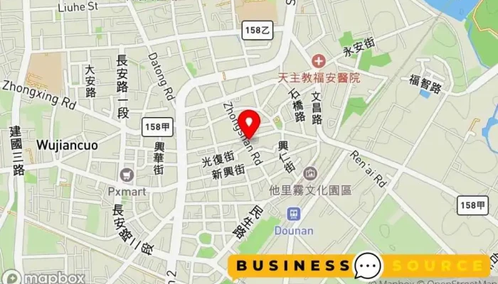 128Fu Shi  Dou Nan Dian 地圖 - Yunlin County, Dounan Township