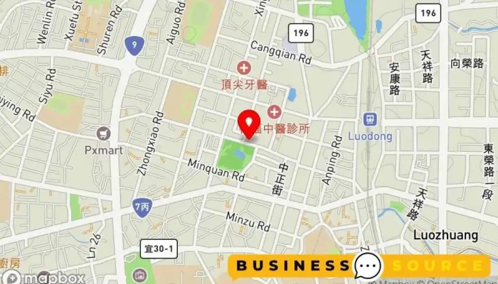 50 Fifty Percent Yi Lan Luo Dong Dian 地圖 - Yilan County, Luodong Township