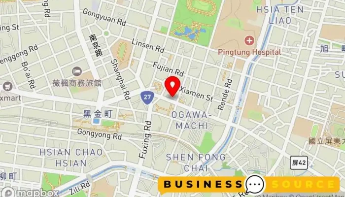 5xlChao Da Chi Ma Shu Nu Zhuan Mai Dian  Ping Dong Men Shi 地圖 - Pingtung County, Pingtung City