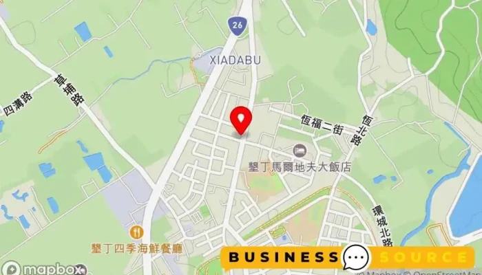 地图 7-ELEVEN 恒春门市 便利店, ATM 在 Pingtung County, Hengchun Township