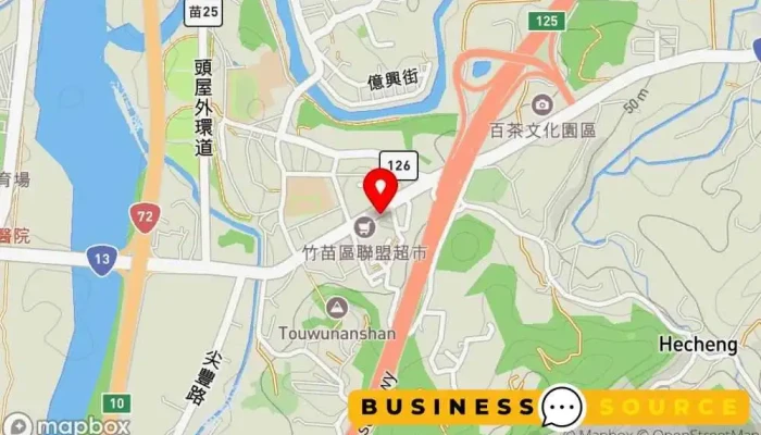 7 -  Eleven Tou Jiang Men Shi 地圖 - Miaoli County, Touwu Township