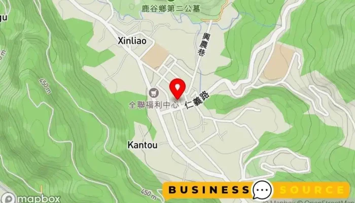 AXiu NoDian Nan Nu Fu Shi 地圖 - Nantou County, Lugu Township