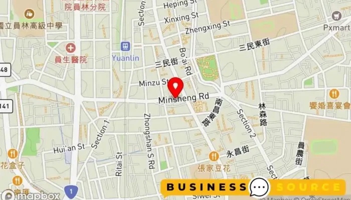 Ai Bei Er Tong Zhuang Ming Dian 地圖 - Changhua County, Yuanlin City