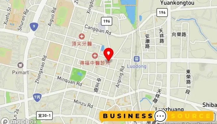 Ai Yi Nan Shi Xue Sheng Fu Shang Xing 地圖 - Yilan County, Luodong Township