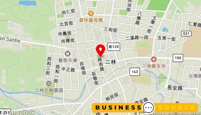 Bei Mei Fu Shi Shang Xing 地圖 - Changhua County, Erlin Township