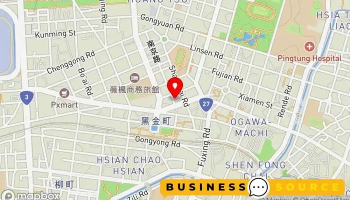 Cai Yi Fu Shi Guan 地圖 - Pingtung County, Pingtung City