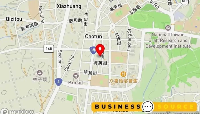 Cao Tun Bian Xing Chong Jing Pin Fu Shi 地圖 - Nantou County, Caotun Township