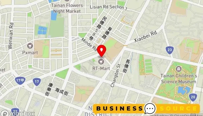 Da Run Fa Tai Nan Dian 地圖 - Tainan City, North District