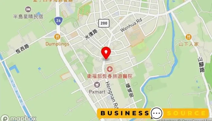 Da Tong 3cHeng Chun Nan Men Men Shi 地圖 - Pingtung County, Hengchun Township