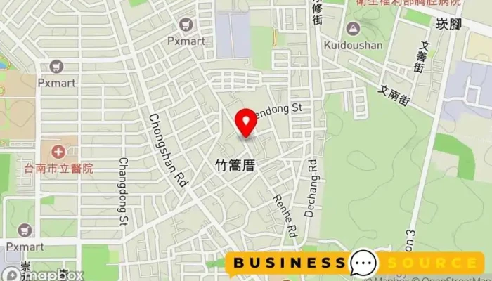 Da Tong Sheng Xian Chao Shi 地圖 - Tainan City, East District