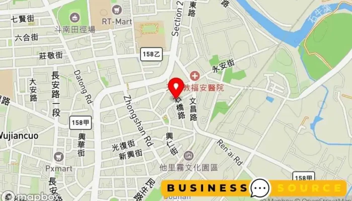 Da Yu Chao Shi 地圖 - Yunlin County, Dounan Township