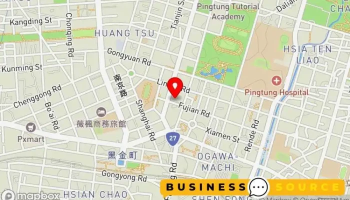 Dai Men An Ni Fu Shi 地圖 - Pingtung County, Pingtung City
