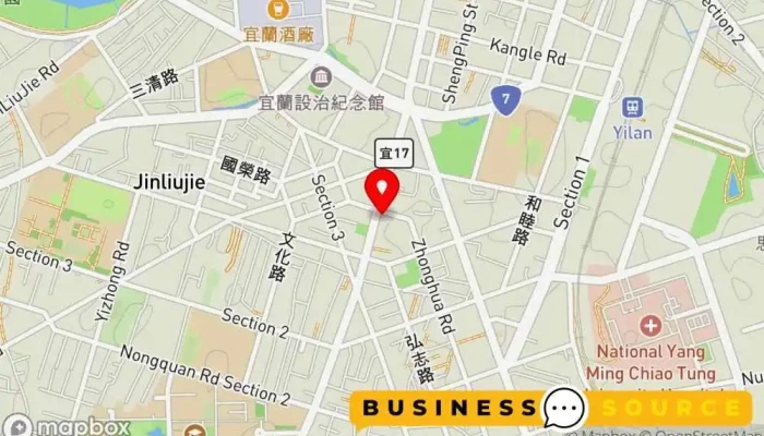 Dai Ni Tian Si Yi Lan Men Shi 地圖 - Yilan County, Yilan City