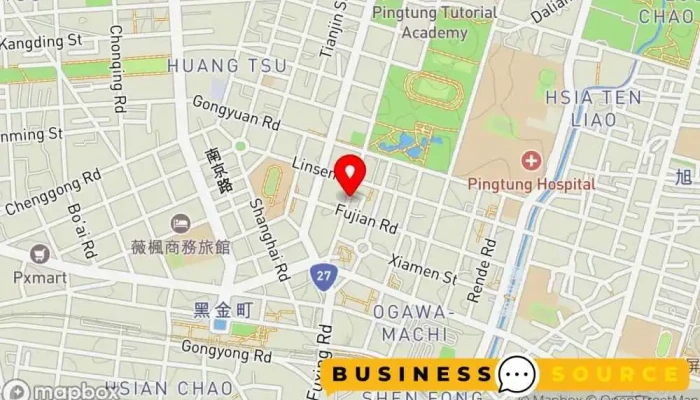 Fa Lan Mei Zhuang 地圖 - Pingtung County, Pingtung City