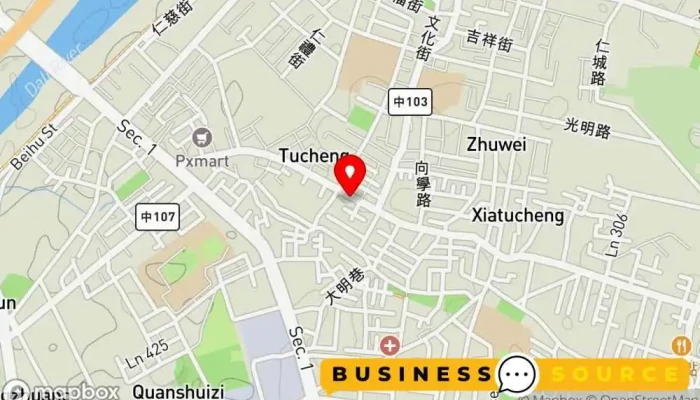 Fei Xing Zhe Liu Xing Fu Shi 地圖 - Taichung City, Dali District
