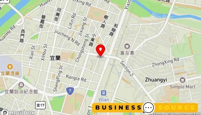 Feng Ge Fu Shi Fong Ge 地圖 - Yilan County, Yilan City