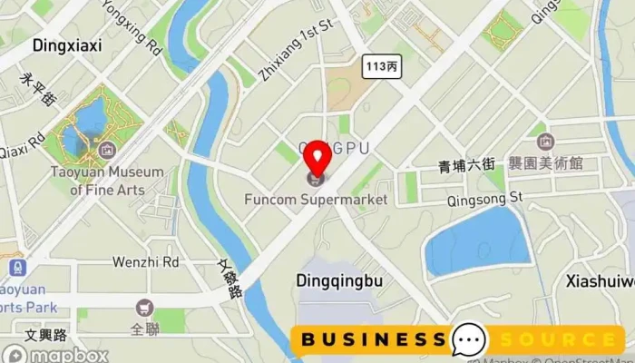 Feng Kang Chao Shi Qing Bu Dian 地圖 - Taoyuan City, Dayuan District