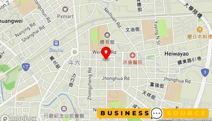 Feng Ming Fu Shi Dian 地圖 - Yunlin County, Douliu City