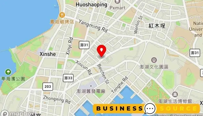 Fu Si Xi Zhuang She 地圖 - Penghu County, Magong City