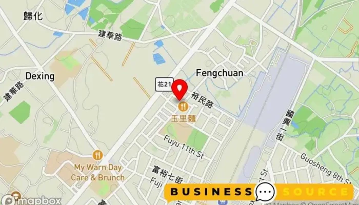 Fu Yang Chao Shi 地圖 - Hualien County, Hualien City