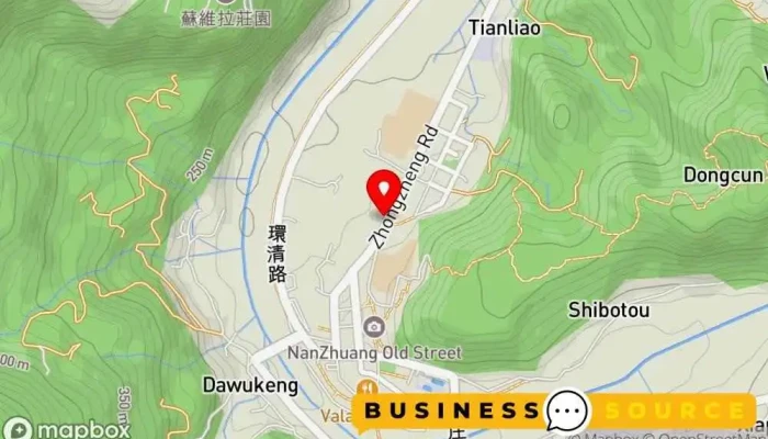 Gan Lan Shu  Xin Ying Feng Shang Xing 地圖 - Miaoli County, Nanzhuang Township