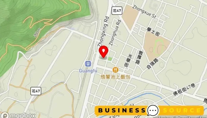 地图 光丰地区农会超市 超市 在 Hualien County, Guangfu Township