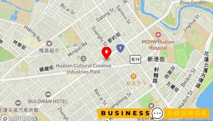 地图 光南大批發-花蓮門市 商店 在 Hualien County, Hualien City