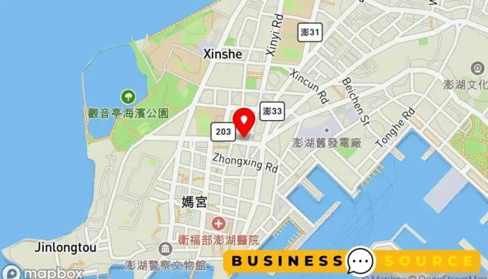 Hai Xiang Jun Jing Yong Pin 地圖 - Penghu County, Magong City