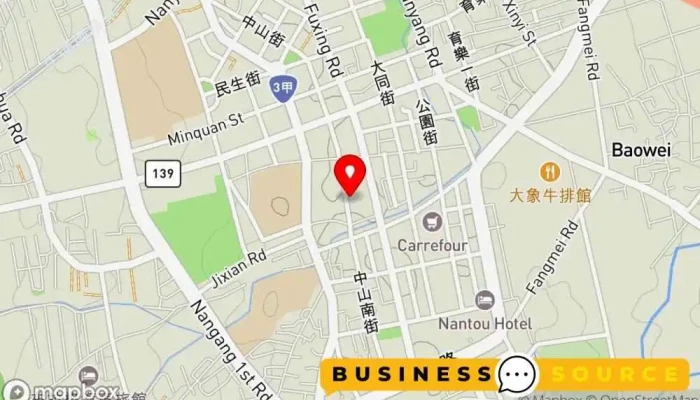地图 好乐市生活百货南投店 购物中心 在 Nantou County, Nantou City