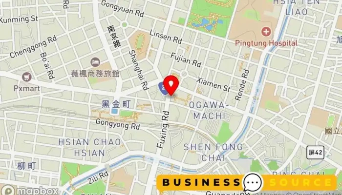Hua Ge Er Mei Li Nei Yi Zhuan Mai Dian 地圖 - Pingtung County, Pingtung City