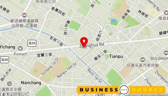 地图 花莲县农会 大型超市 在 Hualien County, Hualien City