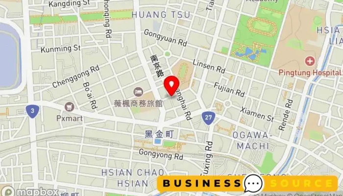 Hua Xue Yuan Su Er Dian 地圖 - Pingtung County, Pingtung City