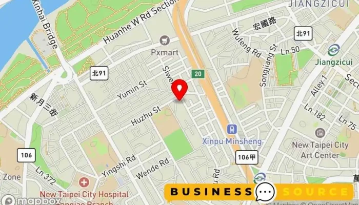 Jia Le Fu Chao Shi Ban Qiao Si Wei Dian 地圖 - New Taipei City, Banqiao District
