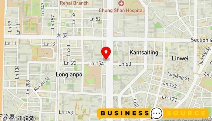 Jia Le Fu Chao Shi Da An Dun Hua Nan Dian 地圖 - Taipei City, Da’an District