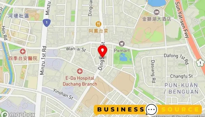 Jia Le Fu Chao Shi Gao Xiong Ding Jin Dian 地圖 - Kaohsiung City, Sanmin District