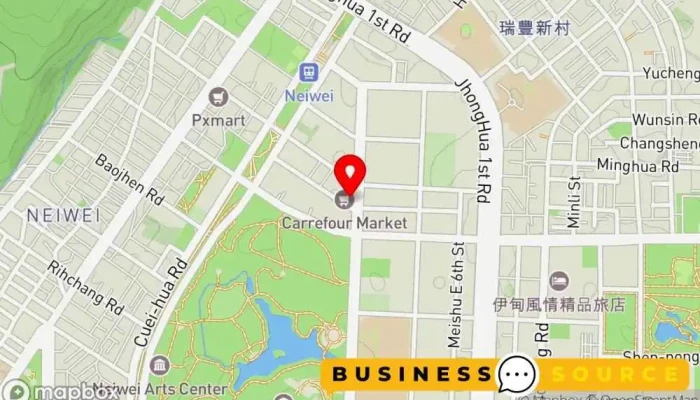 Jia Le Fu Chao Shi Gao Xiong Mei Zhu Dong Dian 地圖 - Kaohsiung City, Gushan District