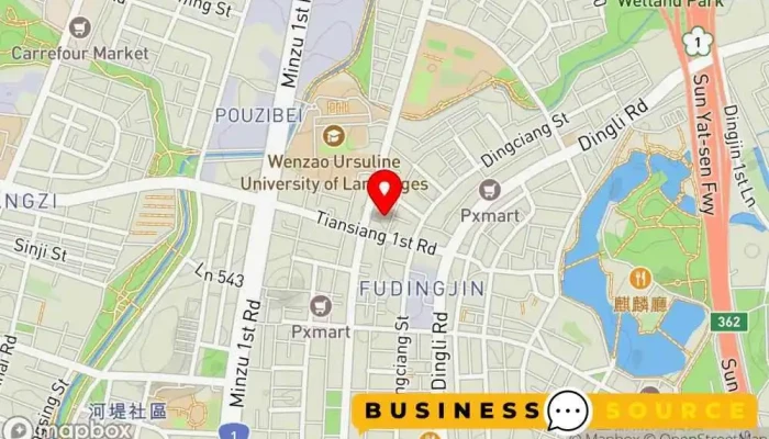 Jia Le Fu Chao Shi Gao Xiong Tian Xiang Dian 地圖 - Kaohsiung City, Sanmin District