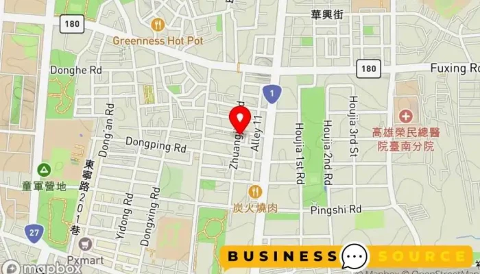 Jia Le Fu Chao Shi Tai Nan Zhuang Jing Dian 地圖 - Tainan City, East District