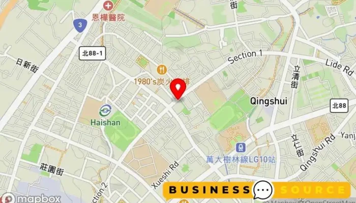 Jia Le Fu Chao Shi Tu Cheng Xue Fu Dian 地圖 - New Taipei City, Tucheng District