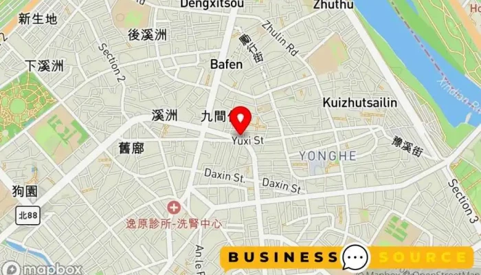 Jia Le Fu Chao Shi Yong He Zhong Zheng Dian 地圖 - New Taipei City, Yonghe District