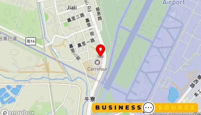 地图 家樂福花蓮店 Carrefour Hua Lien Store 购物中心, 大型超市 在 Hualien County, Xincheng Township