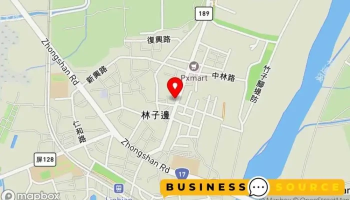 地图 佳乐生鲜超市 杂货店 在 Pingtung County, Linbian Township