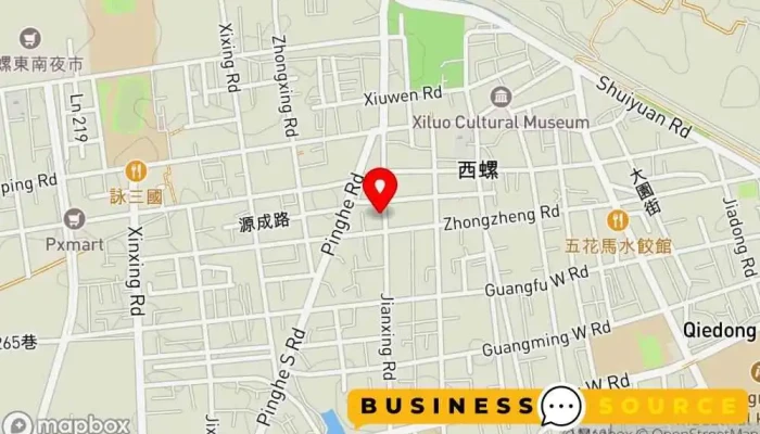 Jie Bi Tong Zhuang Xi Luo Dian 地圖 - Yunlin County, Xiluo Township