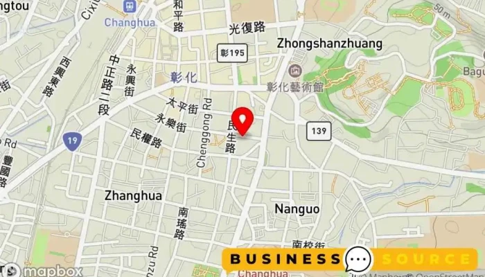 Jin Niu Bao Fu Shi 地圖 - Changhua County, Changhua City