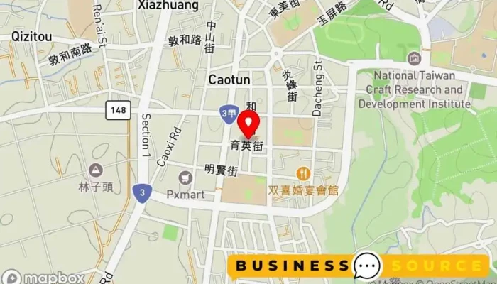 Lan Ge Fu Shi Dian 地圖 - Nantou County, Caotun Township