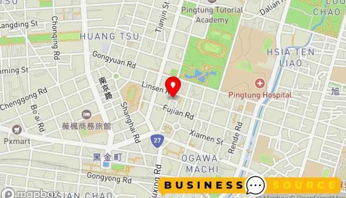 Li Jia Fu Shi 地圖 - Pingtung County, Pingtung City