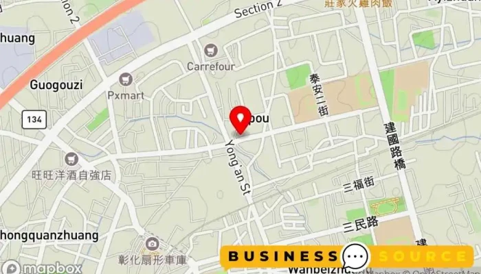 地图 立特屋五金行 杂货店 在 Changhua County, Changhua City