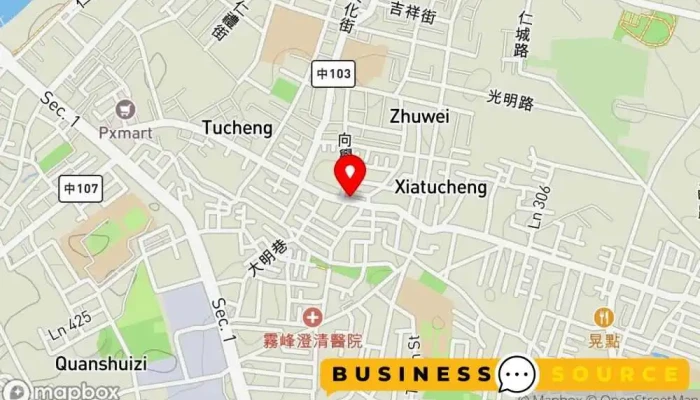 Li Yi Jing Pin Fu Shi Dian 地圖 - 台中市大里区