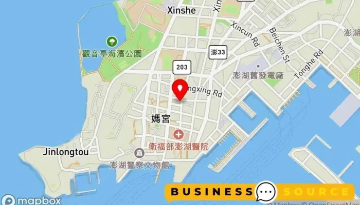 Li Ying Fang  Peng Hu Ma Gong Men Shi 地圖 - Penghu County, Magong City