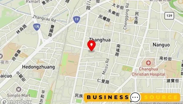 Li Ying Fang  Zhang Hua Xiao Yang Men Shi 地圖 - Changhua County, Changhua City